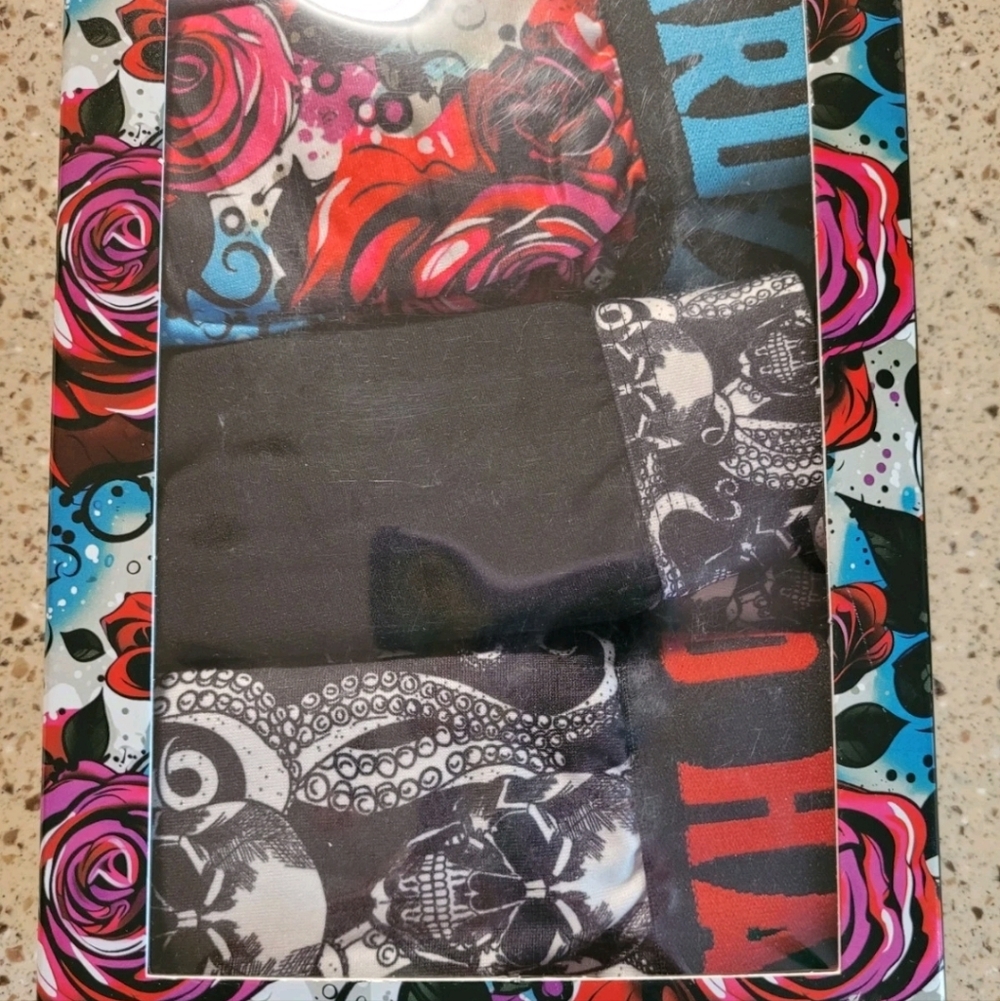 Ed Hardy 4pk Mens Medium 32-34 Cotton Stretch Boxer Briefs Moisture Wicking Y2K - Picture 3 of 9